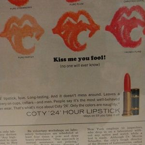 1965 McCall's magazine ads. 2 Lipstick.